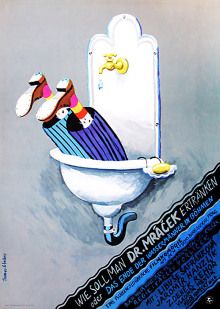 Wie soll man Dr. Mráček ertränken? oder Das Ende der Wassermänner in Böhmen : Kinoposter
