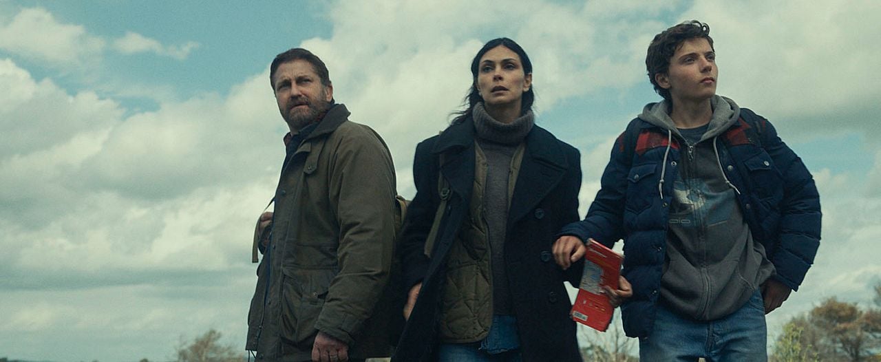 Greenland 2 : Bild Morena Baccarin, Gerard Butler, Roman Griffin Davis