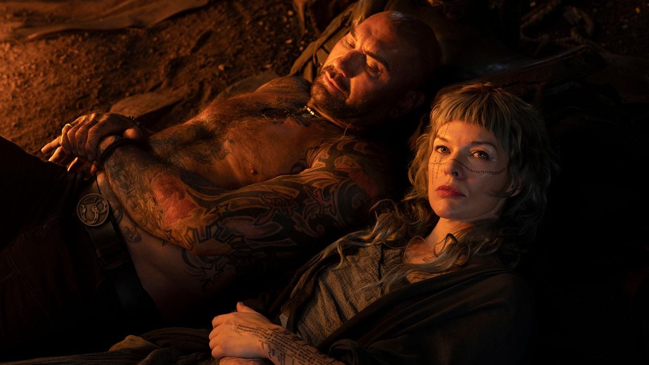 In The Lost Lands : Bild Milla Jovovich, Dave Bautista