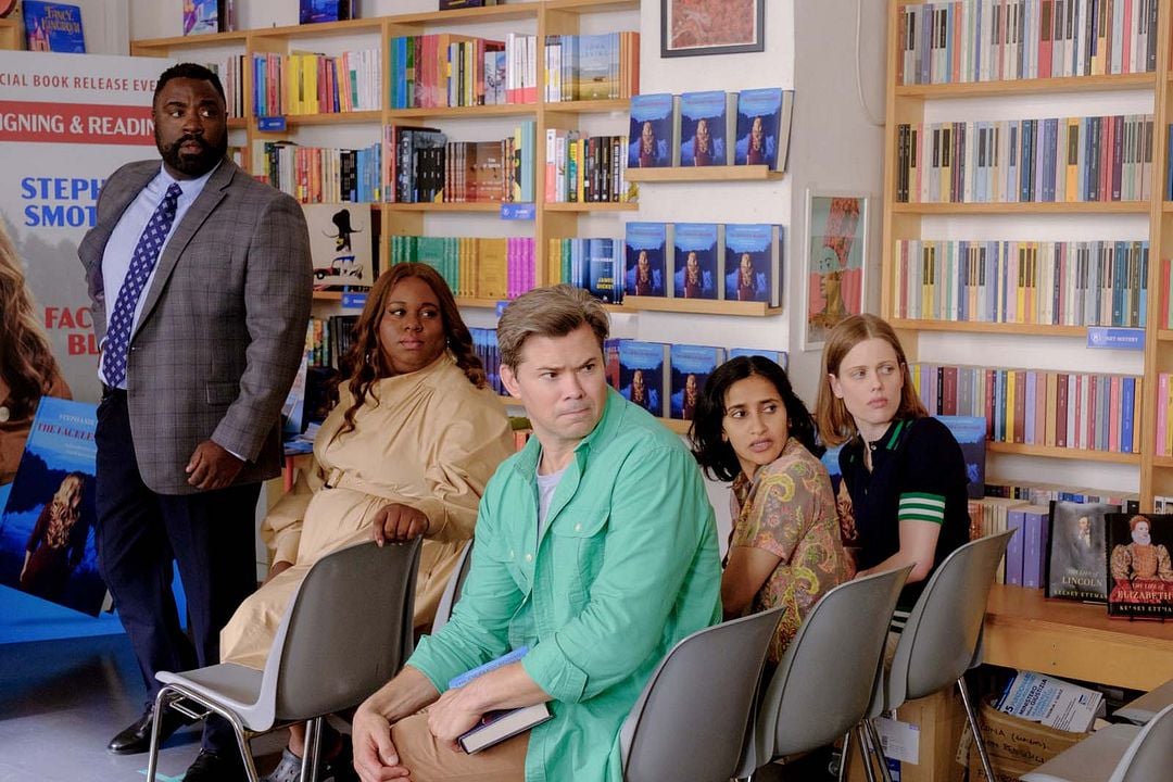 Nur noch ein kleiner Gefallen : Bild Bashir Salahuddin, Alex Newell, Andrew Rannells, Kelly McCormack, Aparna Nancherla