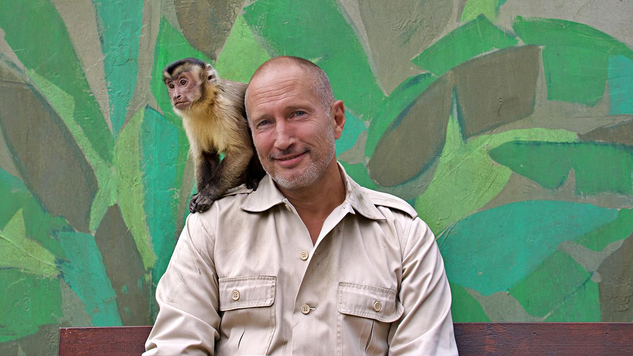 Akiko – Der fliegende Affe : Bild Benno Fürmann, Monty der Affe