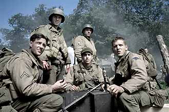 Der Soldat James Ryan : Bild Tom Sizemore, Edward Burns, Barry Pepper, Adam Goldberg