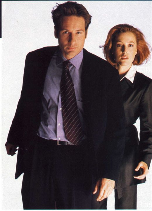 Akte X - Der Film : Bild Rob Bowman, David Duchovny, Gillian Anderson