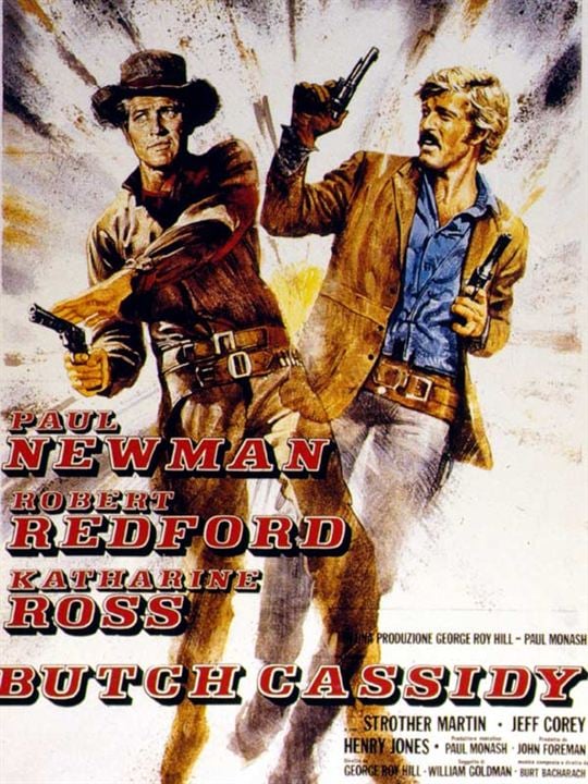 Zwei Banditen - Butch Cassidy and the Sundance Kid : Kinoposter George Roy Hill, Paul Newman