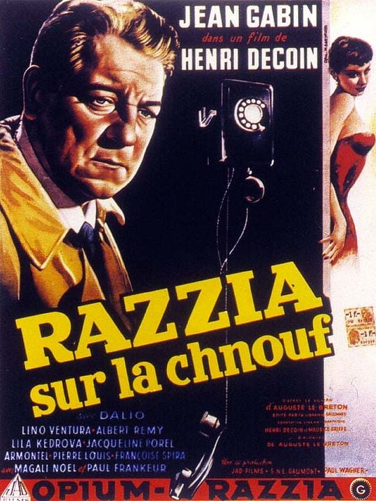 Razzia in Paris : Kinoposter Henri Decoin, Jean Gabin