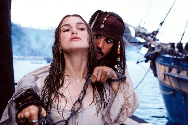 Fluch der Karibik : Bild Johnny Depp, Keira Knightley
