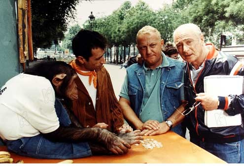 Bild Gérard Oury, Coluche, Luis Rego