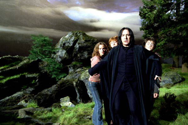 Harry Potter und der Gefangene von Askaban : Bild Rupert Grint, Daniel Radcliffe, Emma Watson, Alan Rickman
