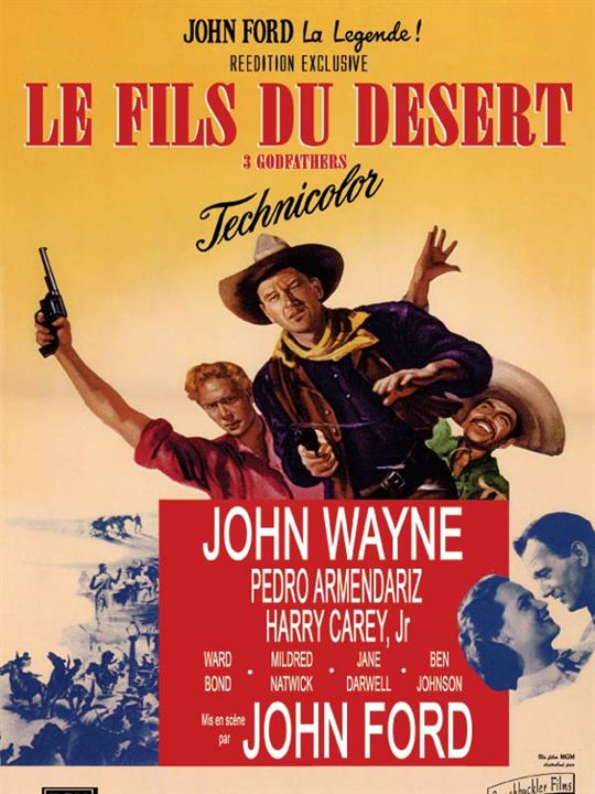 Spuren im Sand : Kinoposter John Ford, John Wayne