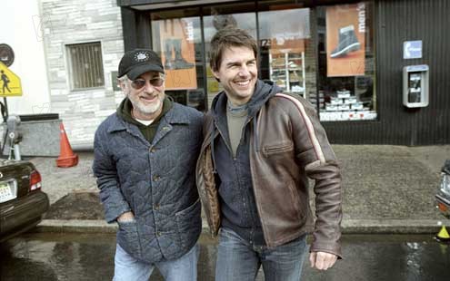 Krieg der Welten : Bild Tom Cruise, Steven Spielberg