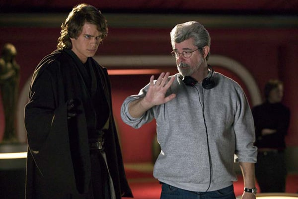 Star Wars: Episode III - Die Rache der Sith : Bild Hayden Christensen, George Lucas