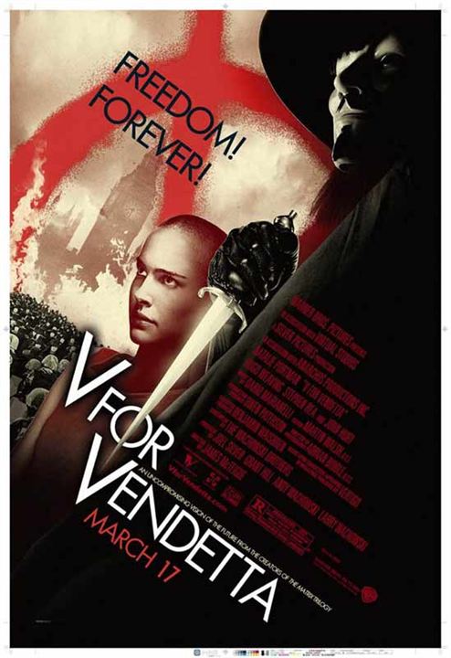 V wie Vendetta : Kinoposter James McTeigue