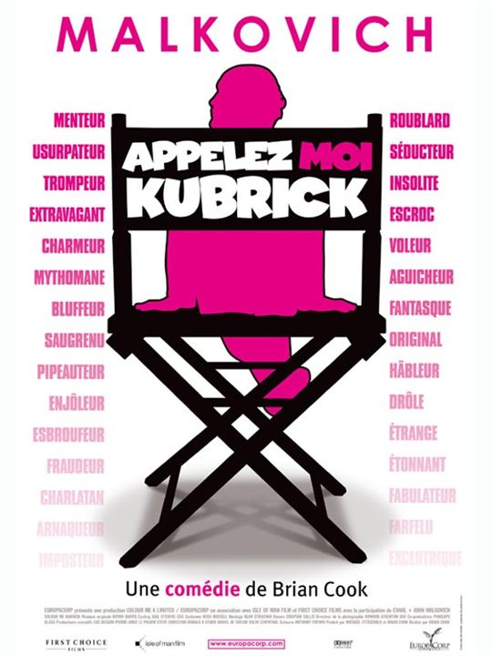 Colour me Kubrick : Kinoposter Brian W. Cook
