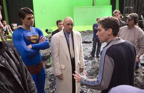 Superman Returns : Bild Kevin Spacey, Bryan Singer, Brandon Routh