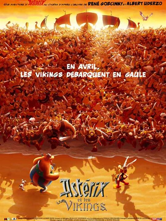 Asterix und die Wikinger : Kinoposter Jesper Møller, Stefan Fjeldmark