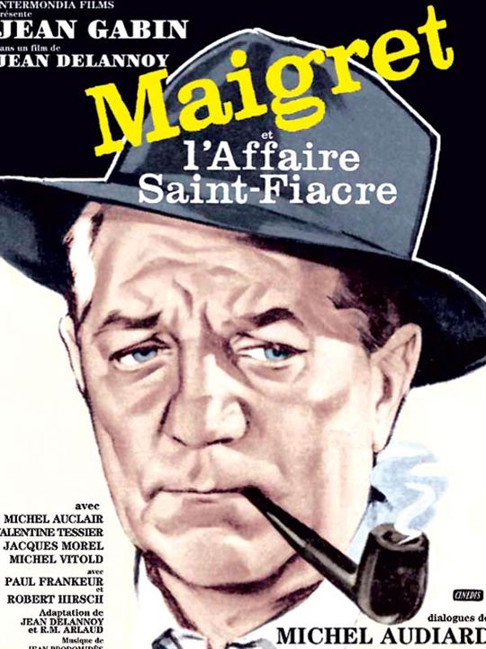 Maigret kennt kein Erbarmen : Kinoposter Jean Gabin, Jean Delannoy