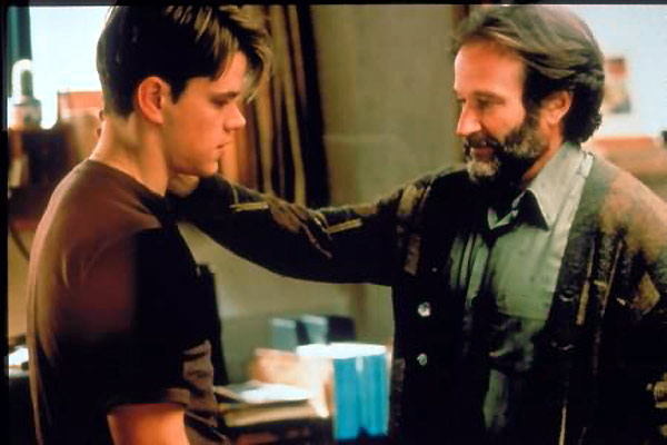 Good Will Hunting : Bild Matt Damon, Gus Van Sant, Robin Williams