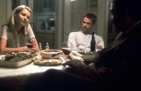 Sieben : Bild Brad Pitt, Morgan Freeman, David Fincher, Gwyneth Paltrow
