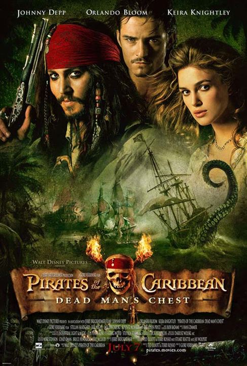 Pirates of the Caribbean - Fluch der Karibik 2 : Kinoposter Keira Knightley