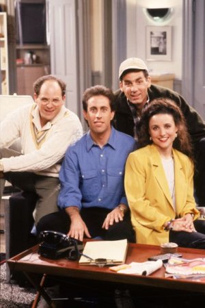 Bild Jason Alexander, Michael Richards, Jerry Seinfeld, Julia Louis-Dreyfus