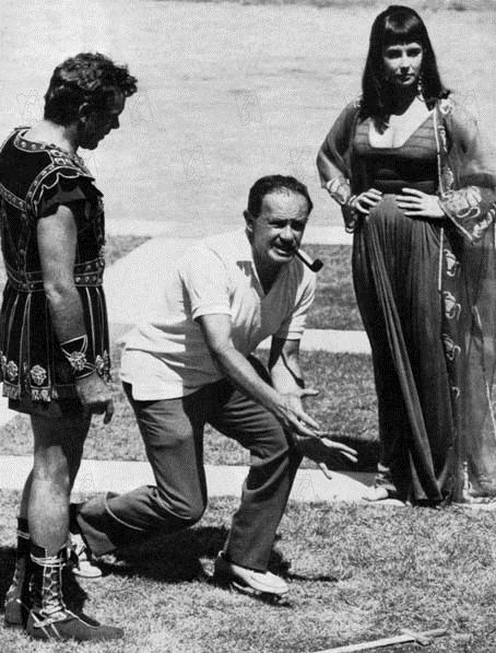 Cleopatra : Bild Joseph L. Mankiewicz, Richard Burton, Elizabeth Taylor