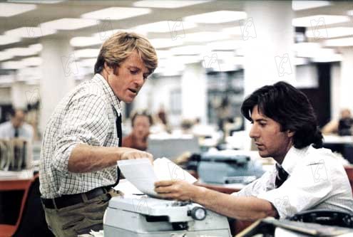 Die Unbestechlichen : Bild Alan J. Pakula, Dustin Hoffman, Robert Redford
