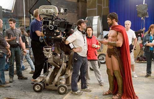 300 : Bild Zack Snyder, Gerard Butler