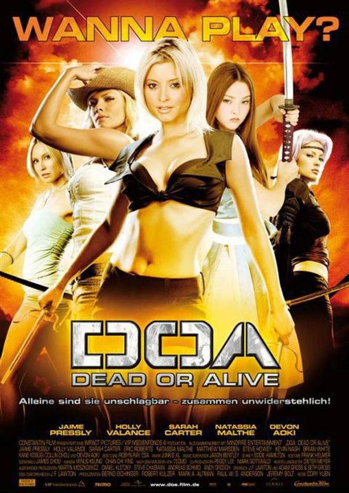 D.O.A. - Dead or Alive : Kinoposter Sarah Carter, Holly Valance, Jaime Pressly, Devon Aoki, Corey Yuen