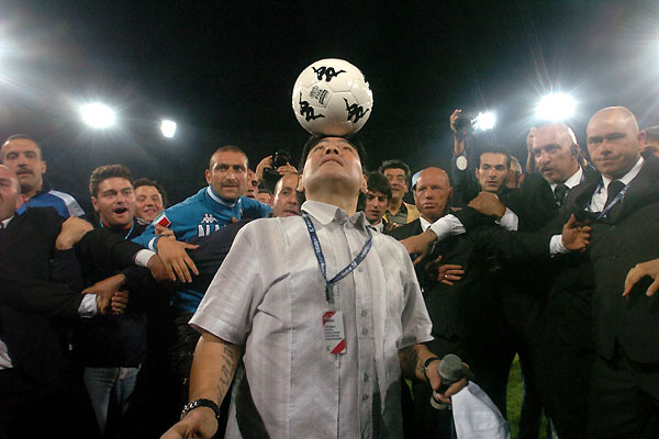 Die Hand Gottes - Emir Kusturica trifft Diego Maradona : Bild Diego Maradona, Emir Kusturica