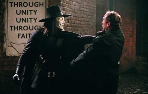 V wie Vendetta : Bild James McTeigue, Hugo Weaving, Alister Mazzotti