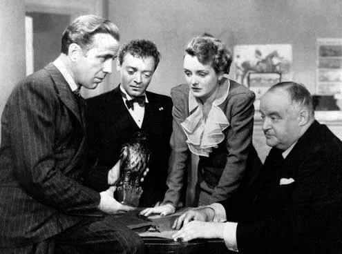 Die Spur des Falken : Bild Peter Lorre, Sydney Greenstreet, John Huston, Mary Astor, Humphrey Bogart