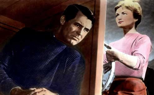 Über den Dächern von Nizza : Bild Cary Grant, Alfred Hitchcock, Brigitte Auber