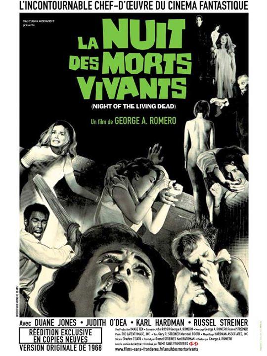 Die Nacht der lebenden Toten : Kinoposter George A. Romero