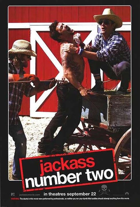 Jackass: Nummer zwei : Kinoposter Johnny Knoxville, Jeff Tremaine