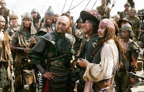 Pirates Of The Caribbean - Am Ende der Welt : Bild Gore Verbinski, Johnny Depp, Chow Yun-Fat
