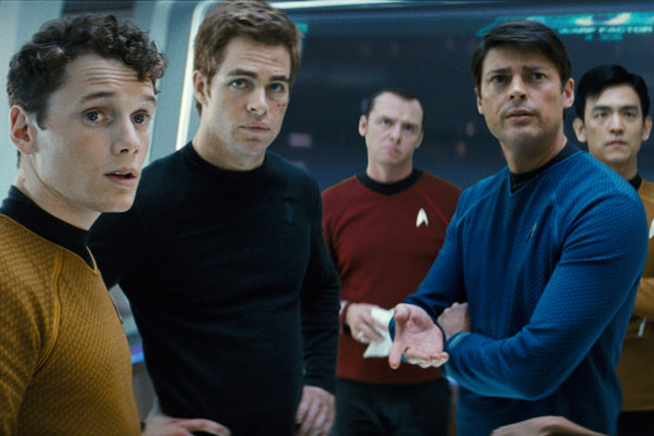 Star Trek - Die Zukunft hat begonnen : Bild Karl Urban, Chris Pine, Simon Pegg, Anton Yelchin, John Cho