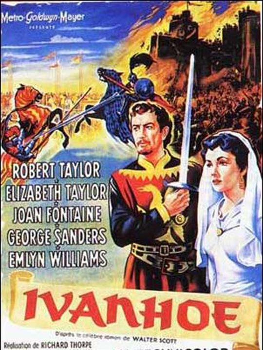 Ivanhoe - Der schwarze Ritter : Kinoposter