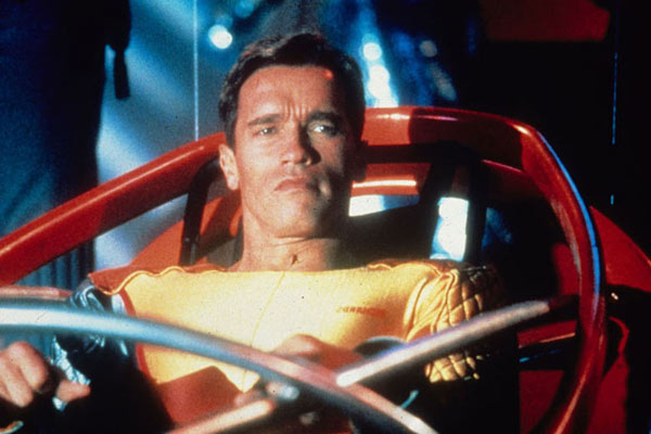 The Running Man : Bild Arnold Schwarzenegger, Paul Michael Glaser