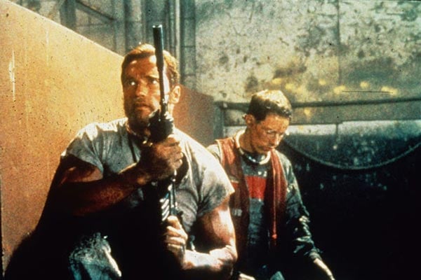 The Running Man : Bild Arnold Schwarzenegger, Paul Michael Glaser