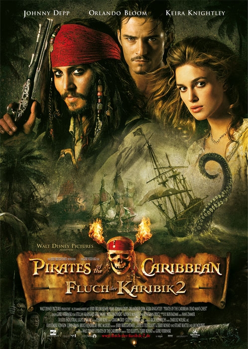 Pirates of the Caribbean - Fluch der Karibik 2 : Kinoposter