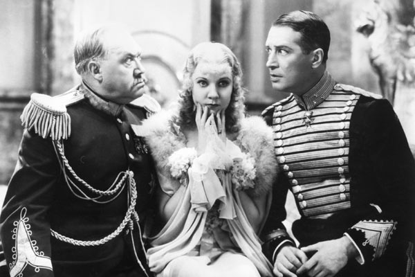 Die lustige Witwe : Bild Edward Everett Horton, Maurice Chevalier, Una Merkel