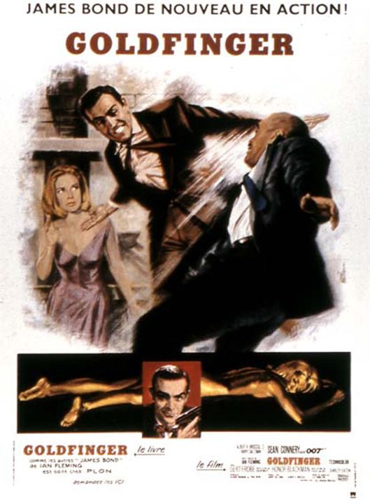 James Bond 007 - Goldfinger : Kinoposter Honor Blackman