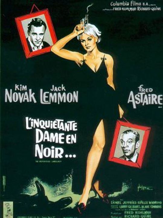 Noch Zimmer frei : Kinoposter Kim Novak, Fred Astaire