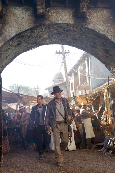 Indiana Jones und das Königreich des Kristallschädels : Bild Shia LaBeouf, Harrison Ford