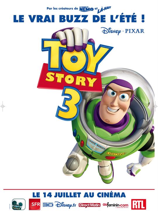 Toy Story 3 : Kinoposter Lee Unkrich