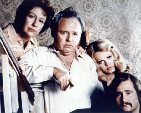 All in the Family : Bild Carroll O'Connor, Jean Stapleton, Rob Reiner, Sally Struthers
