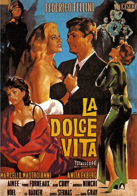 La Dolce Vita - Das süße Leben : Kinoposter