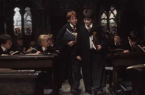 Harry Potter und der Stein der Weisen : Bild Rupert Grint, Chris Columbus, Tom Felton, Daniel Radcliffe