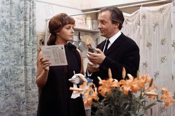 Die Braut trug schwarz : Bild Michel Bouquet, Jeanne Moreau, François Truffaut