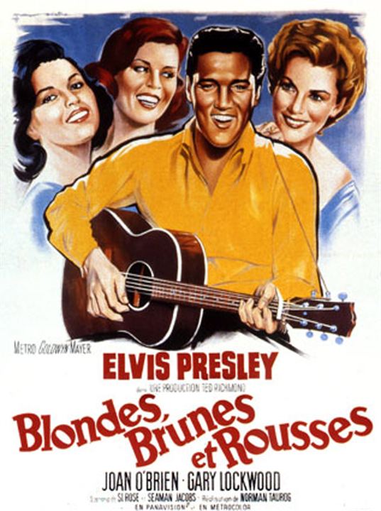 Ob blond, ob braun... : Kinoposter Vicky Tiu, Elvis Presley, Norman Taurog, Joan O'Brien